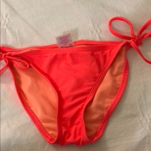 Neon pink bikini bottoms